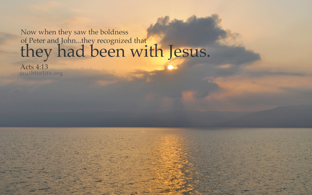 Acts 4:13 Can Others Tell That You Had Been With Jesus? — Tell the Lord  Thank You