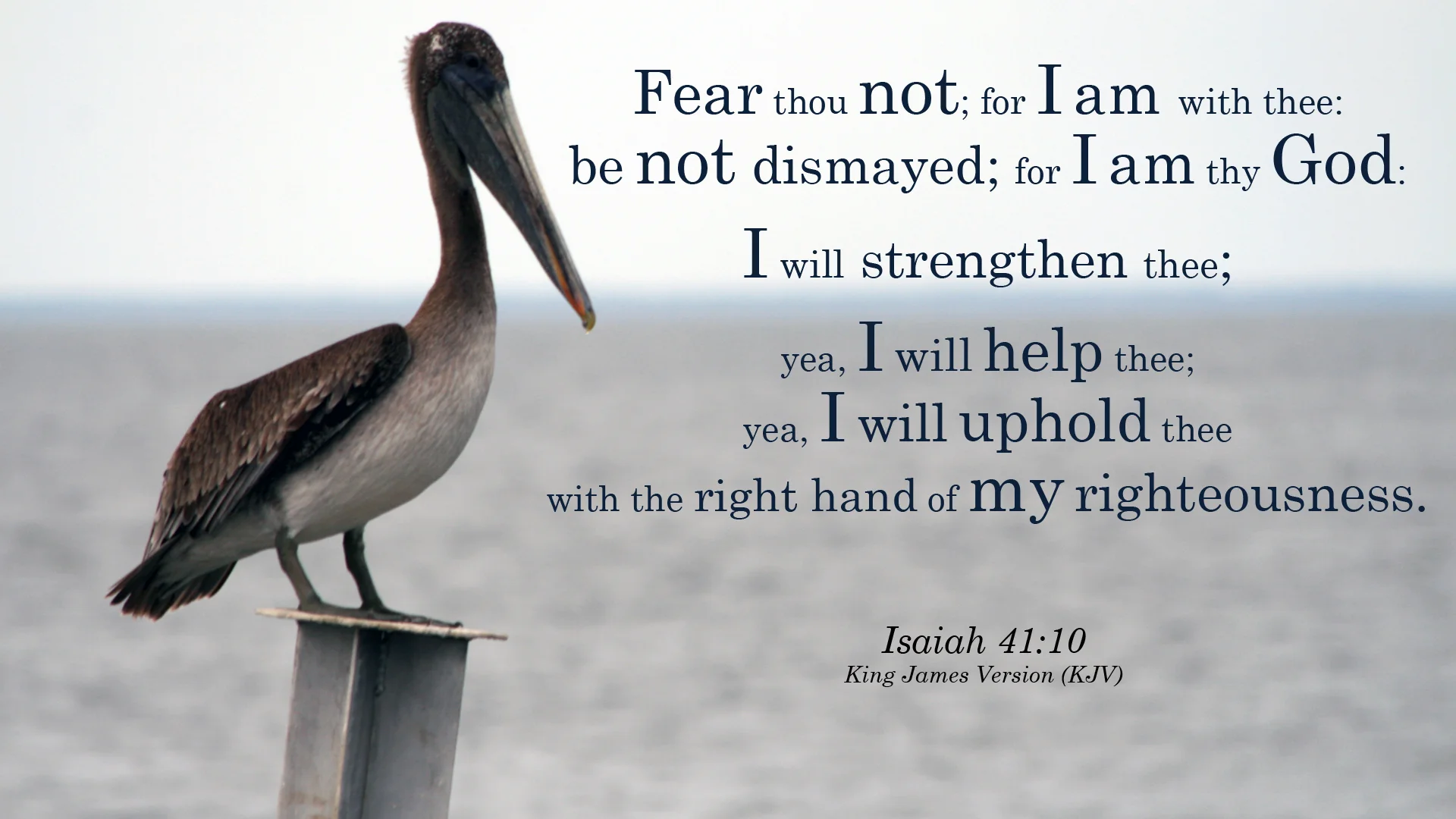 isaiah 41 verse 10 kjv