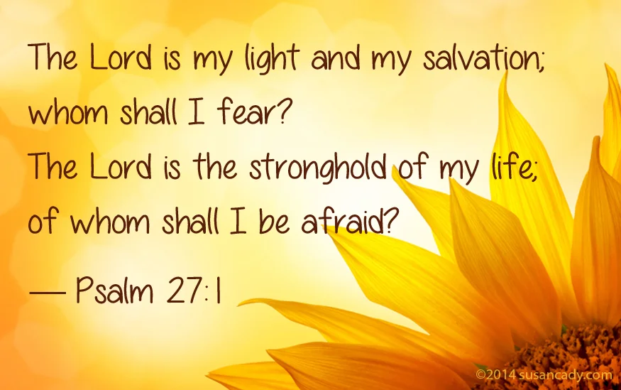 he is my light and my salvation