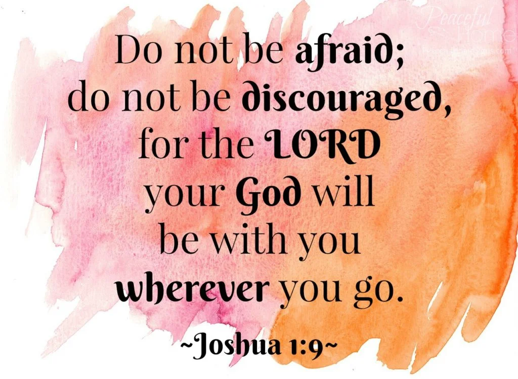 do not be afraid god is with you