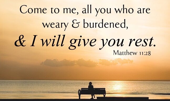 Matthew 11:28-29 Jesus Wants To Give You Rest — Tell the Lord Thank You