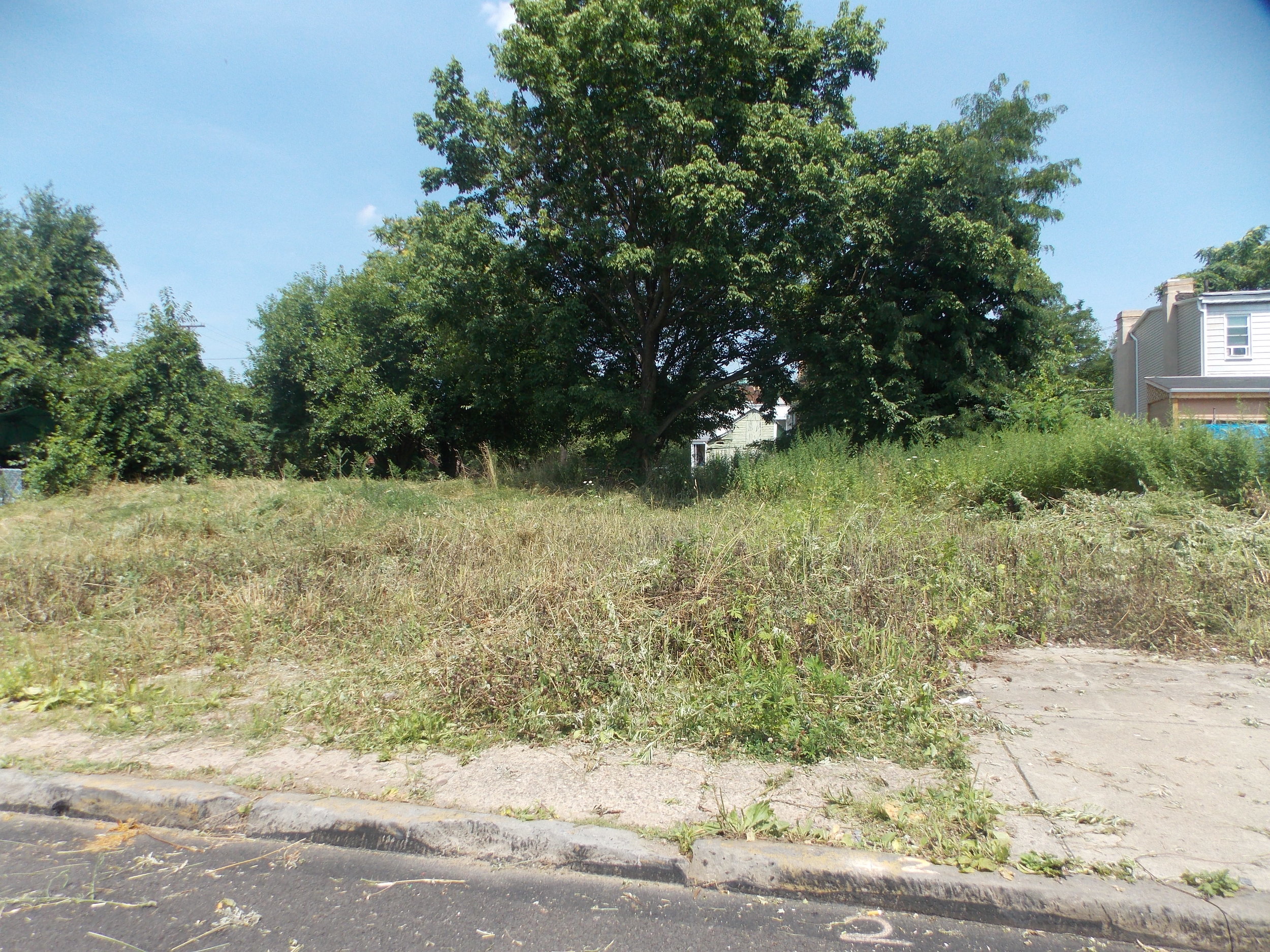 View 1 of future KaBOOM! playground from Lytle St.