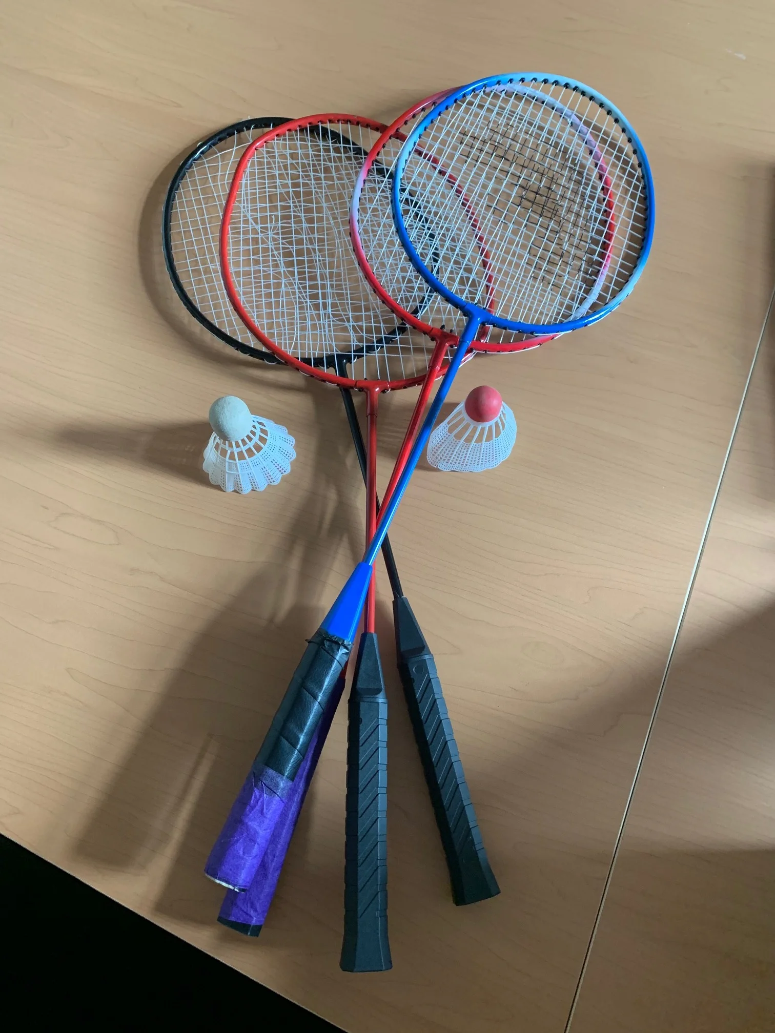 Badminton Rackets and Birdies