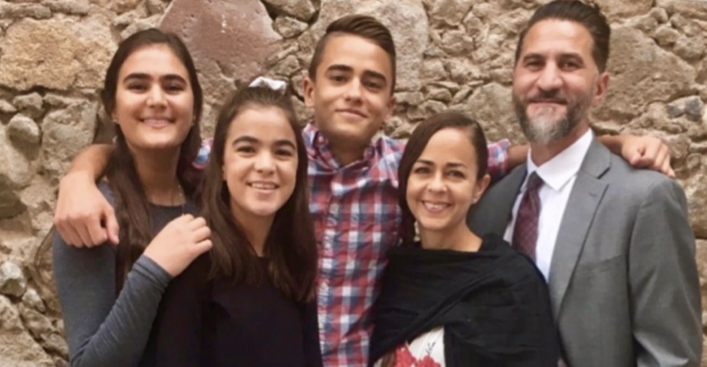 Left to right: Emma, Lili, Ethan, Andrea, Kevin