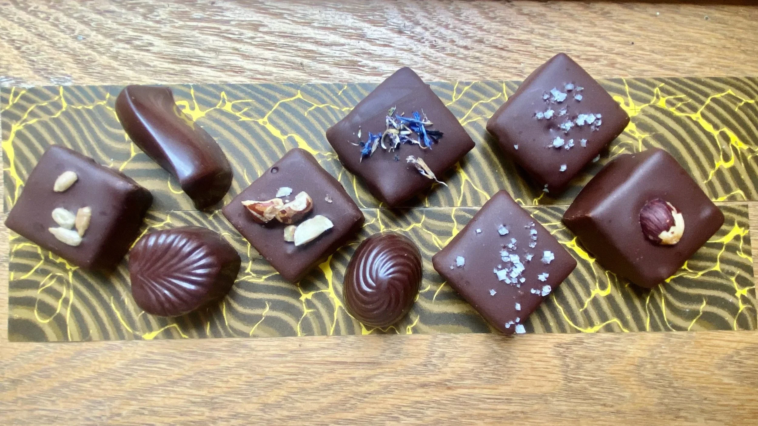 the Caramel/Coffee/Nuts collection