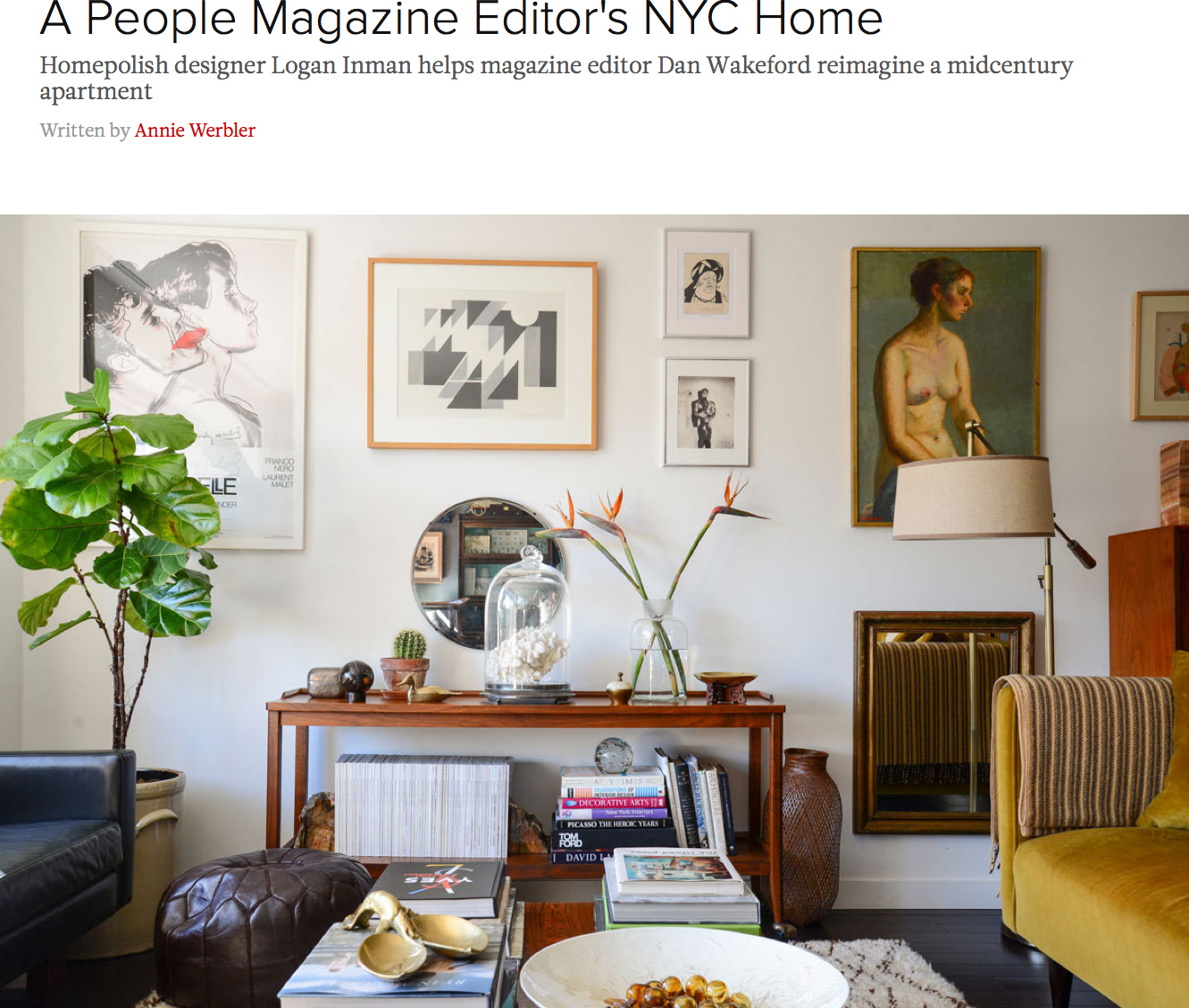   A People Magazine Editor's NYC Home     