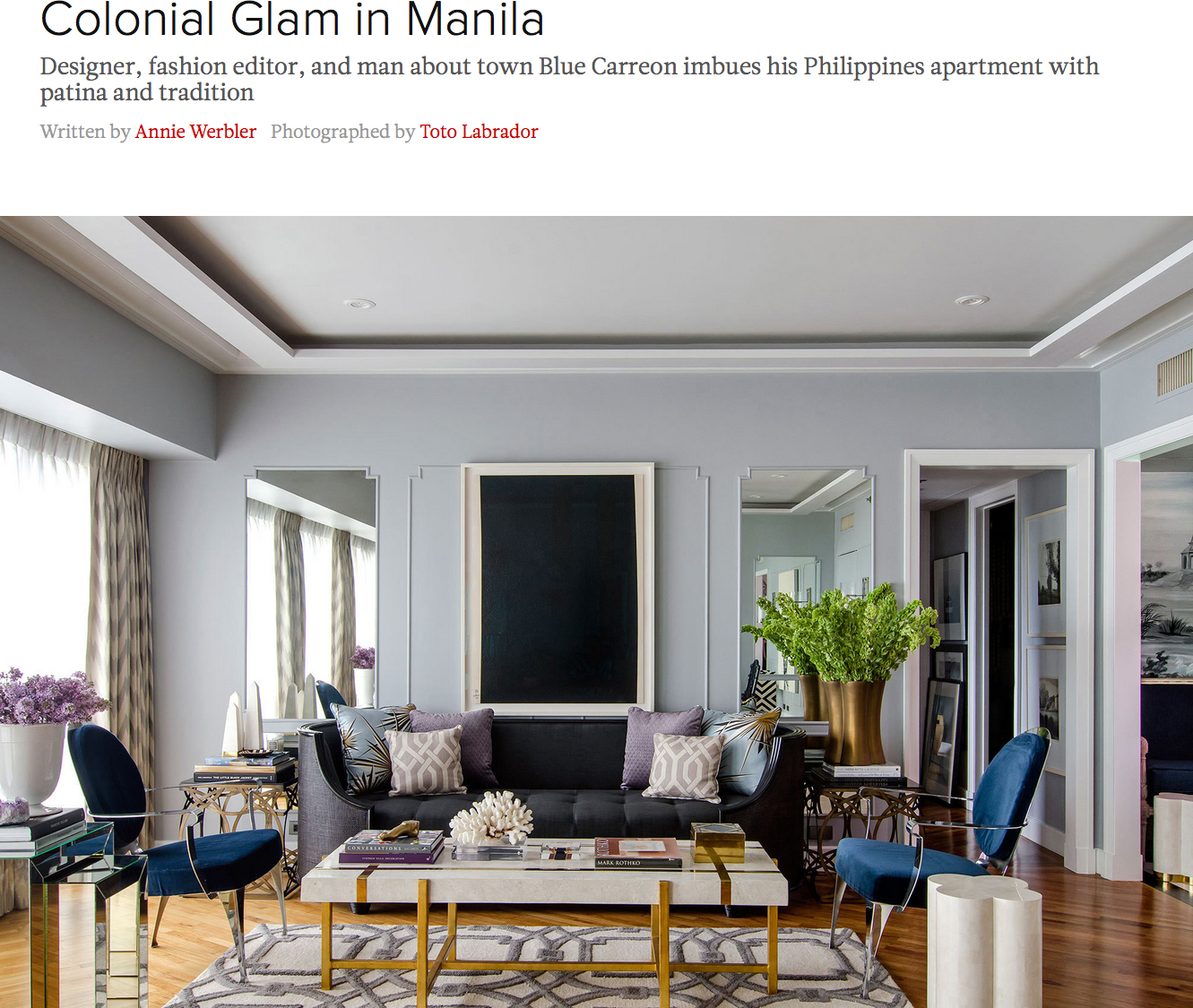   Colonial Glam in Manila     