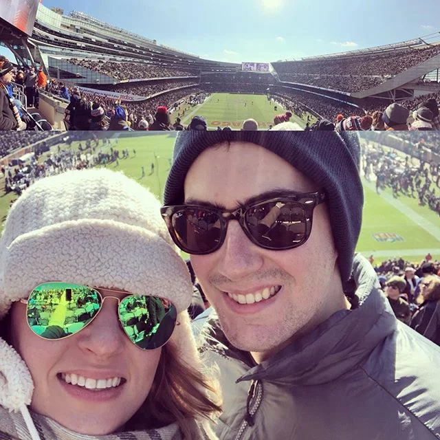 🏈 Gameday in the Windy City!!! 🤗#dabears