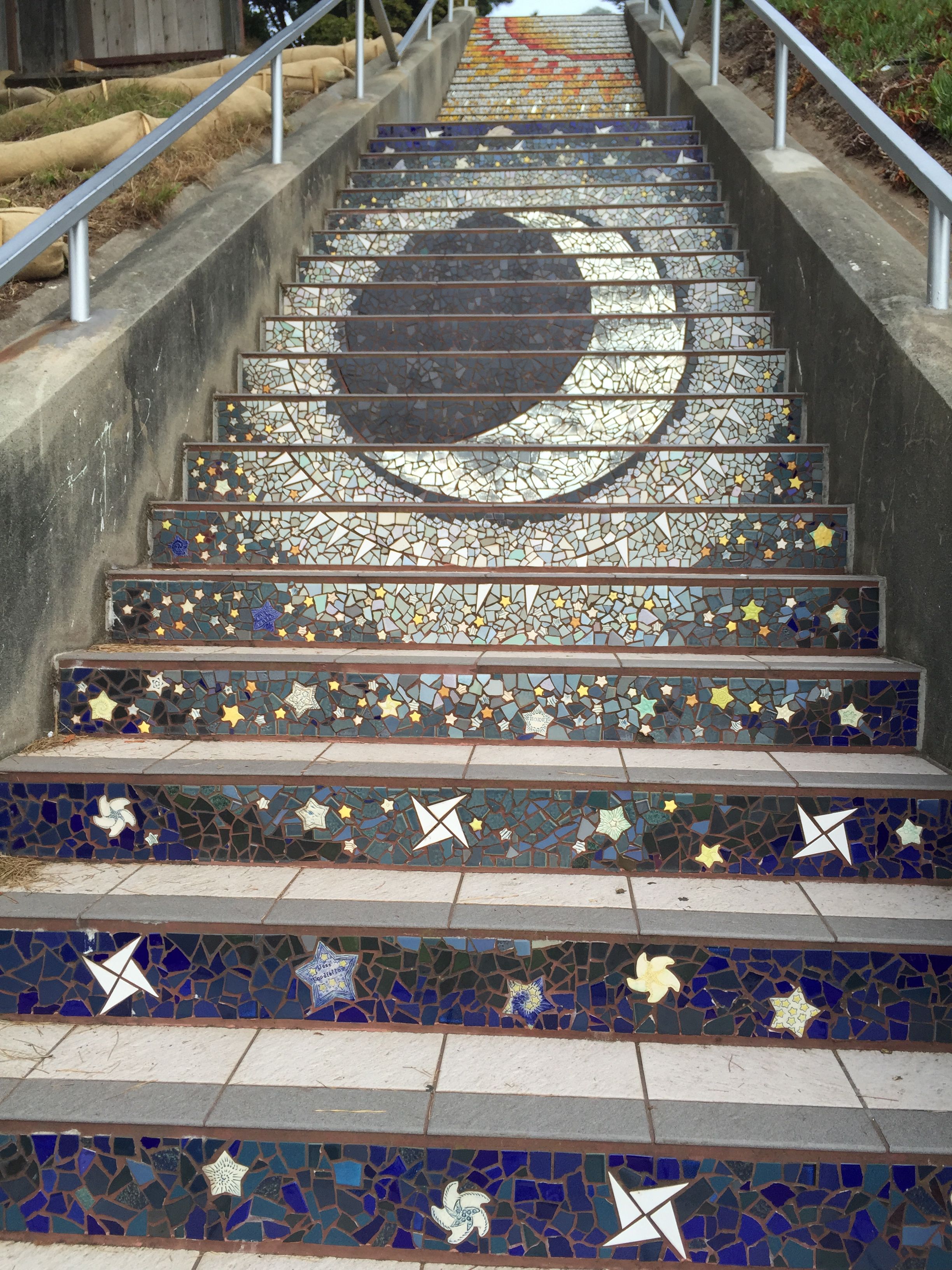 16th Street stairs in San Francisco, CA.
