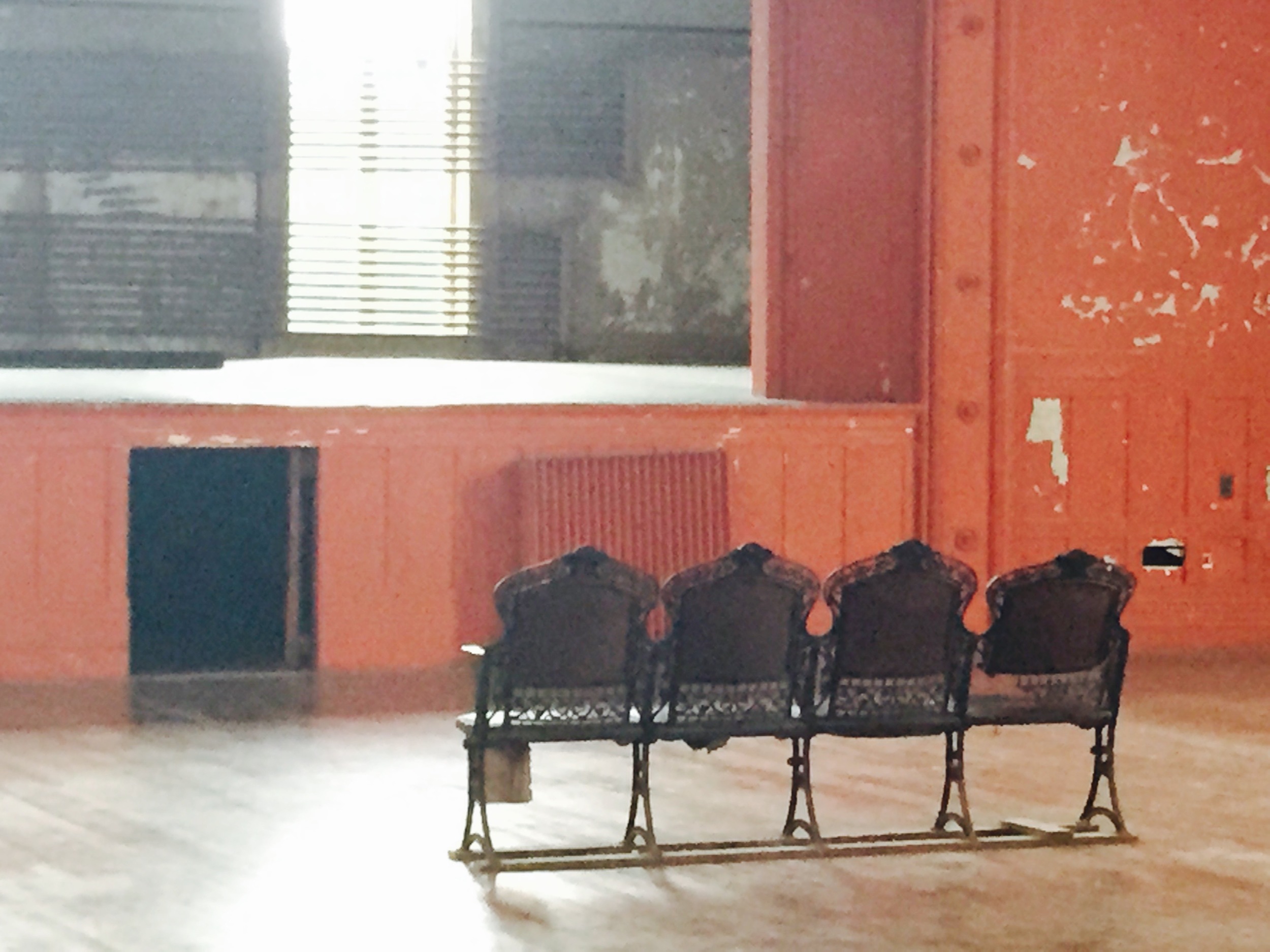 The old Opera House in Hudson New York is a dilapidated beauty. 