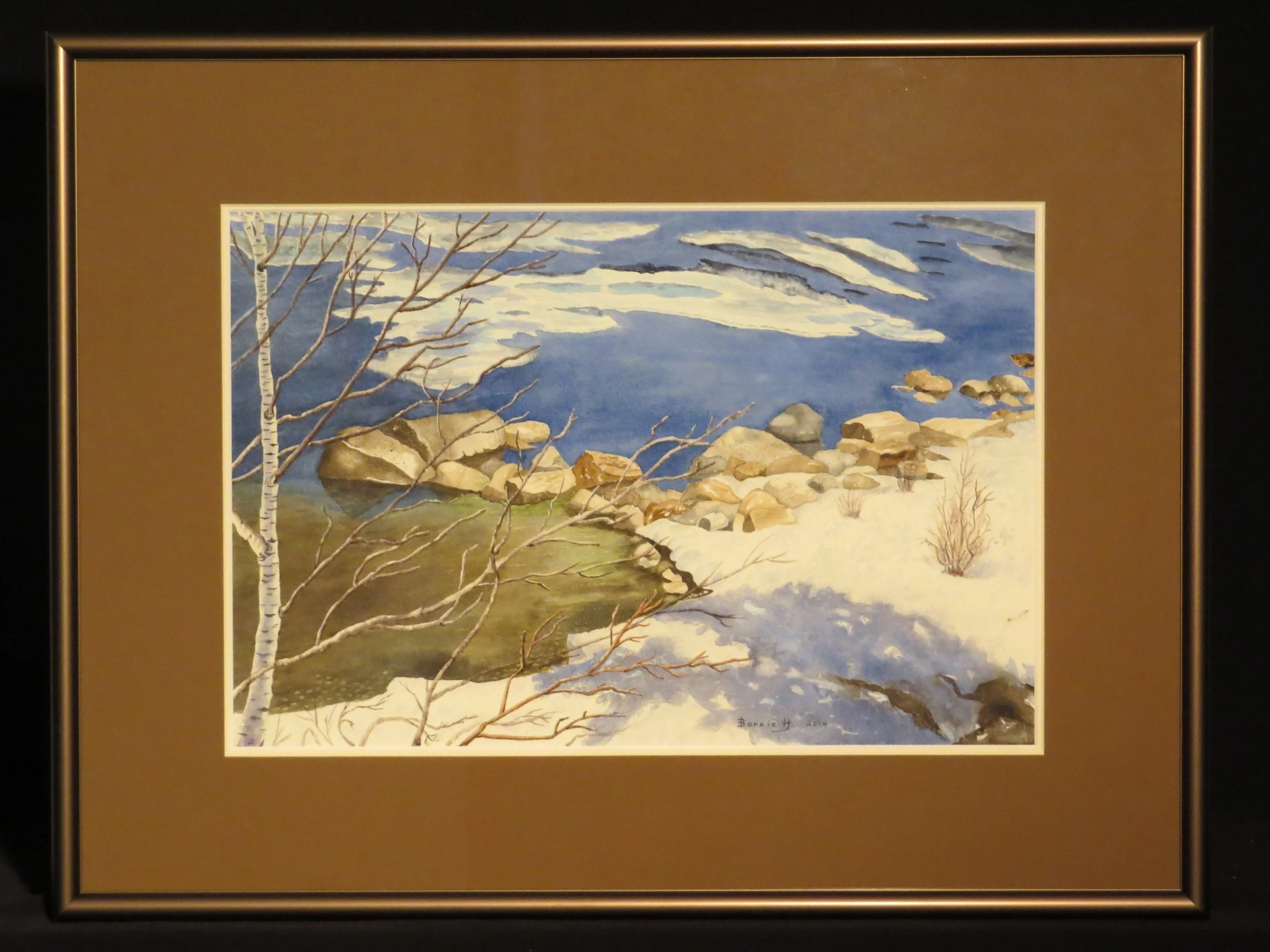 Spring Thaw at Victoria Beach -SOLD