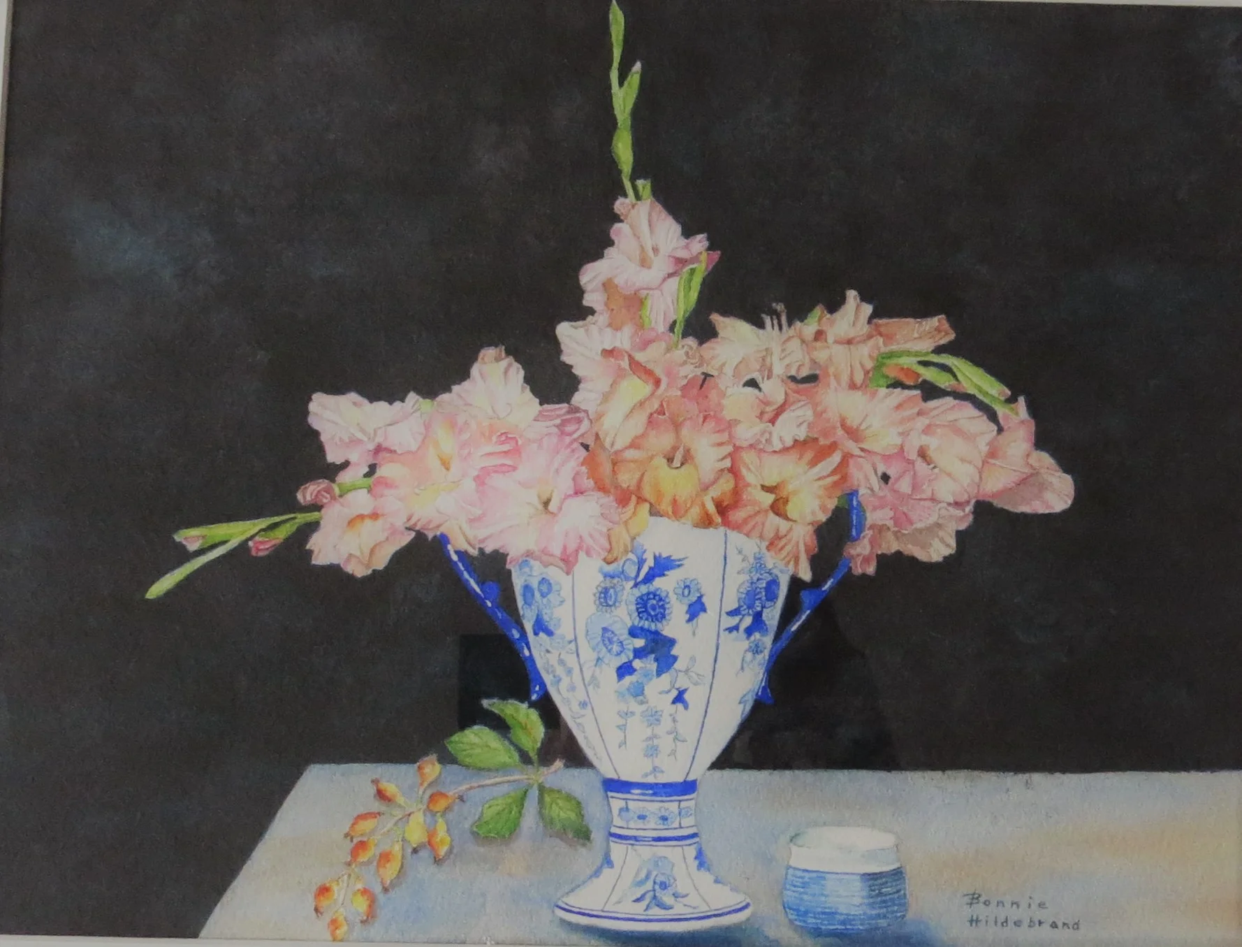 Vase of Gladioli - SOLD