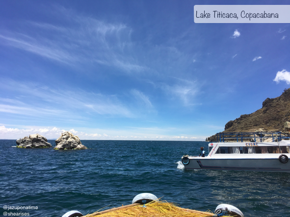 Four hours away from La Paz, Bolivia you can find the famous lake Titicaca. This lake is known for having its small islands of indigenous locals hosting many visitors. It isn't unusual to take a 20 minuet boat ride driven by a 10 year old to an Island of glorious views and sweet locals. 