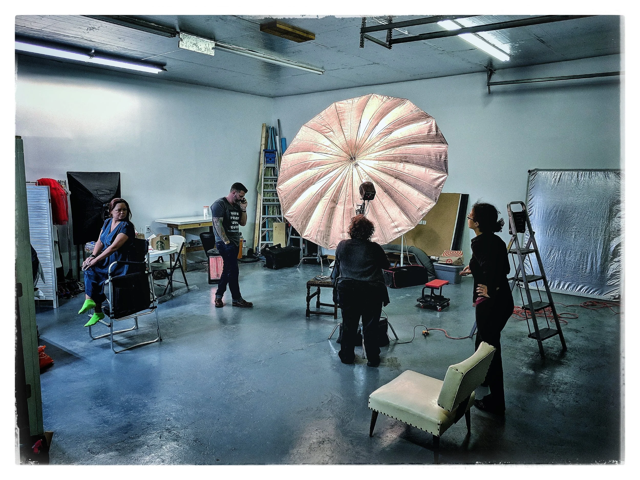 Plenty of room for makeup, staging, and more