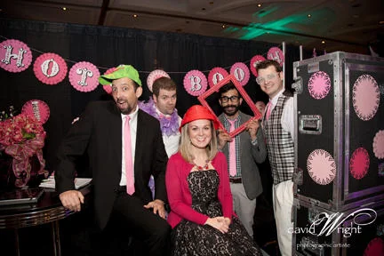 Snyder Entertainment Team With The Photo Booth. Picture Courtesy of David Wright