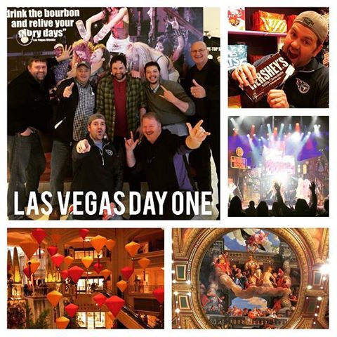 Day 1: Well, Nashville arrived in Las Vegas for Mobile Beats and It was a free day! A little exploring and some Rock of Ages got our week off to a good start! 
