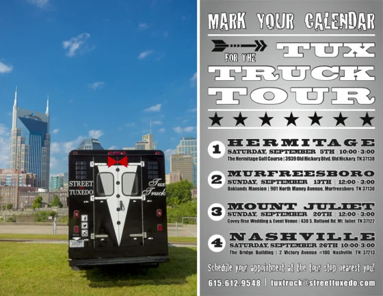 Nashville Vendor Love | Street Tuxedo and The Fall Tux Truck Tour!