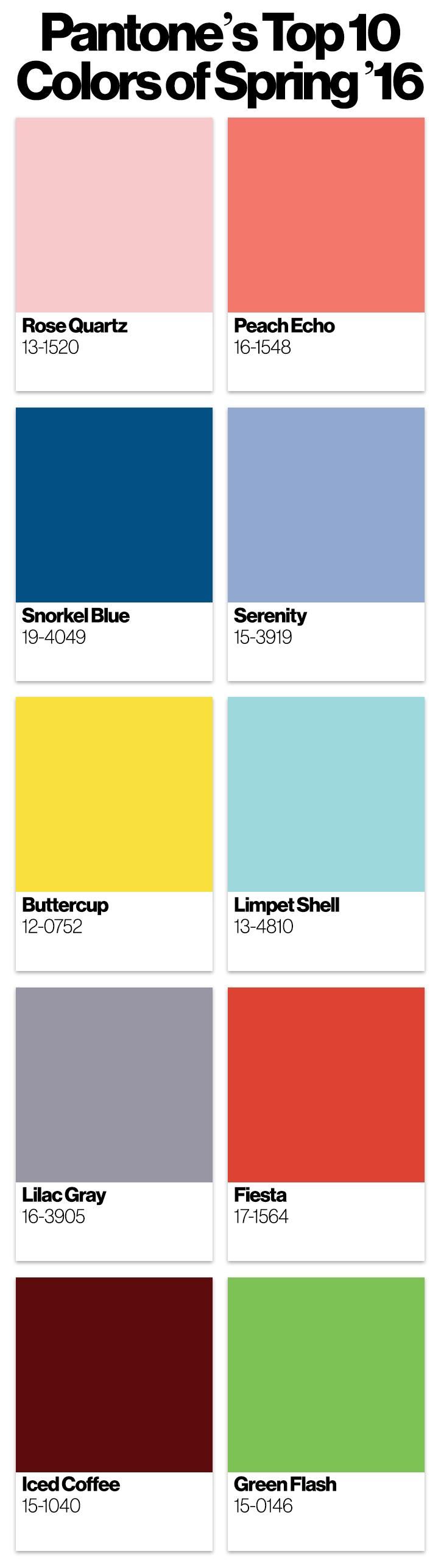 2016 Color Trends | Spring Pantone Color of The Year — Snyder Entertainment, image size:724x2574