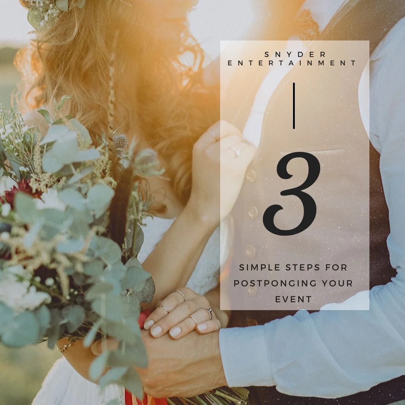 How to Postpone Your Event | Nashville Wedding DJ 