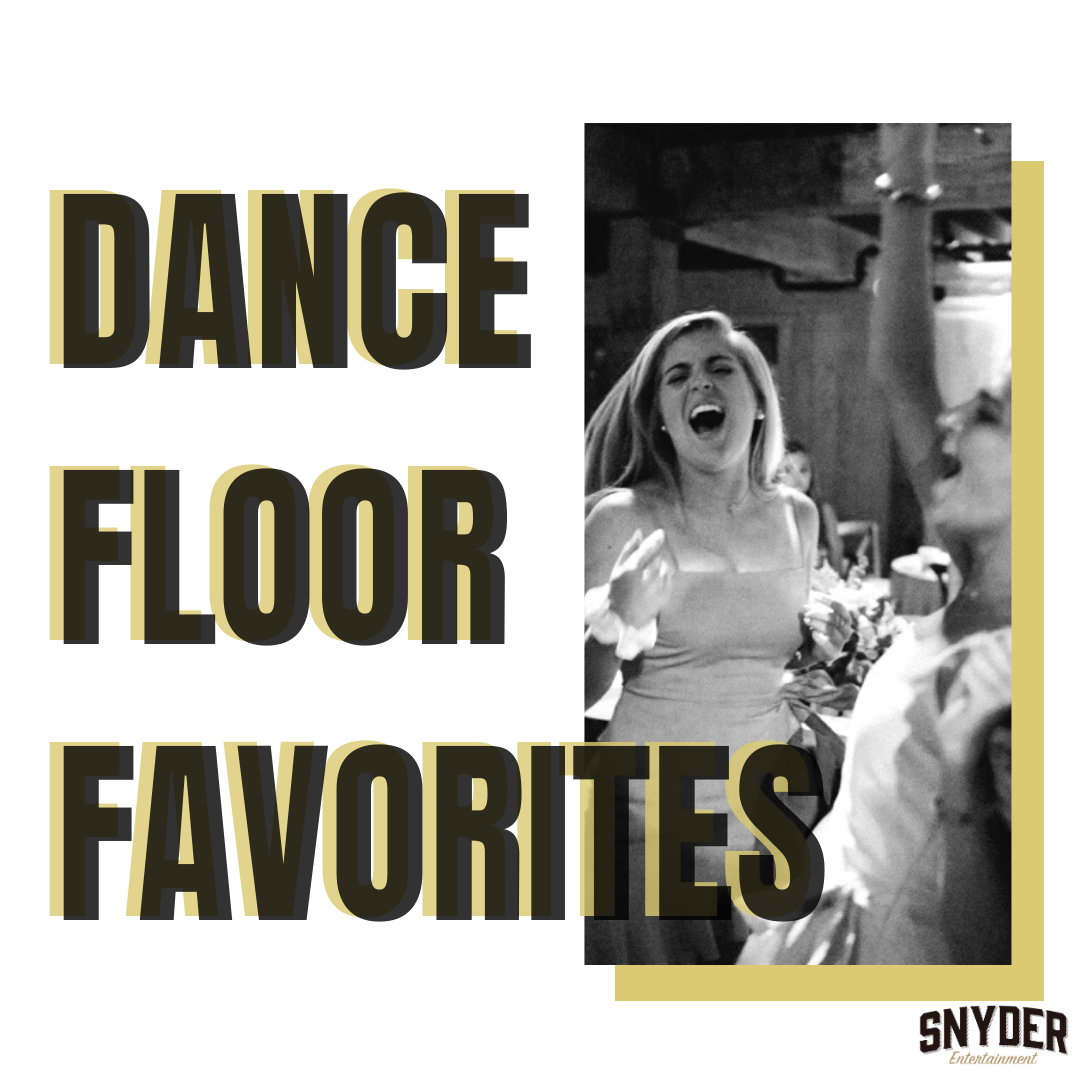 Top 20 Dance Floor Favorites | Nashville Wedding and Event DJ