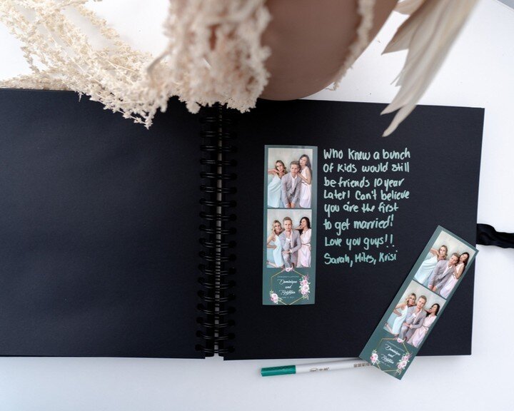 One of the sweetest and easiest ways to remember your big day is with a personalized guest book. Our hybrid booth can help you with that. With capabilities to print in real time, your guests can add their photos along with a personalized notes that k