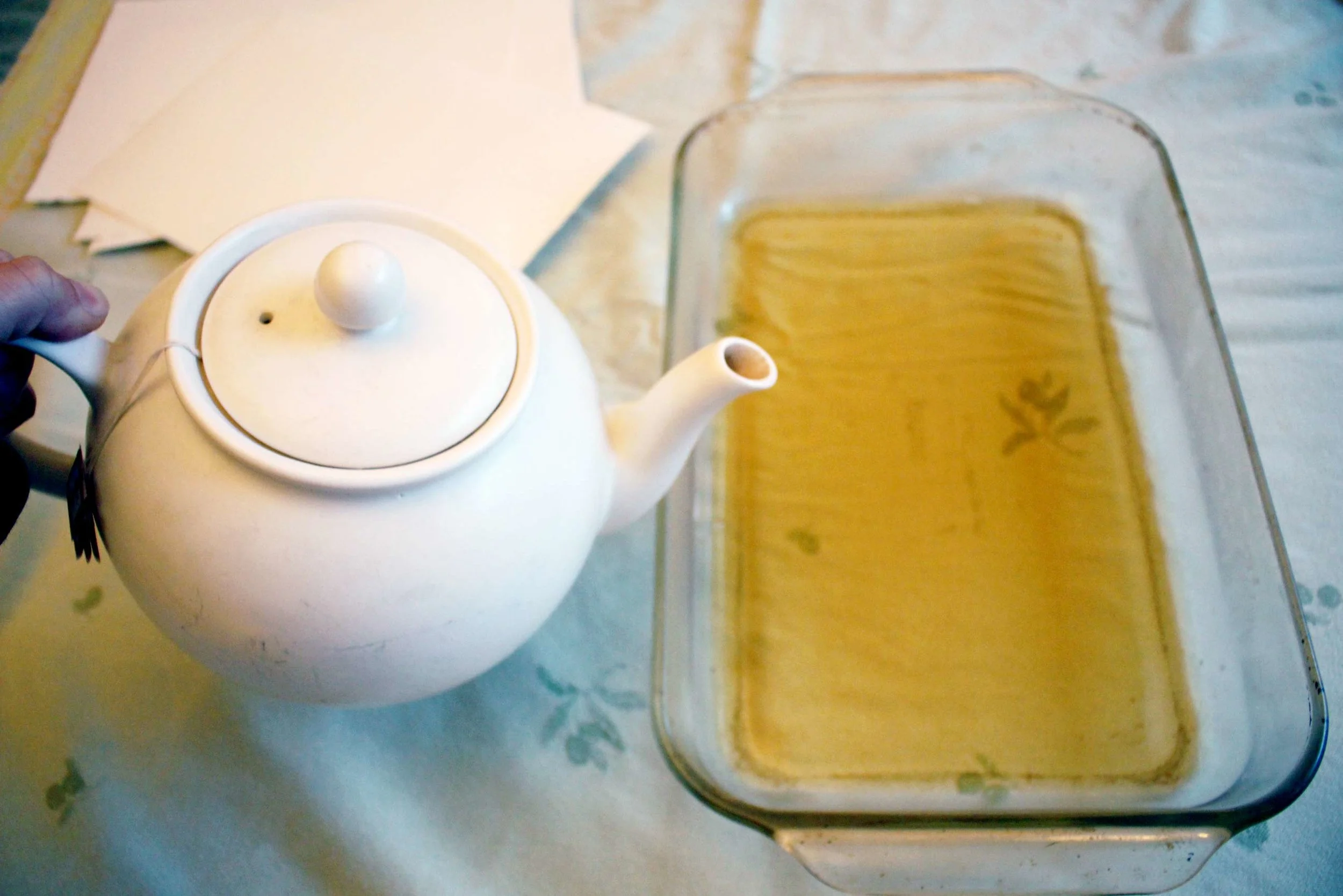 How to Dye Paper with Tea — Seattle Artist Muralist Gabrielle Abbott