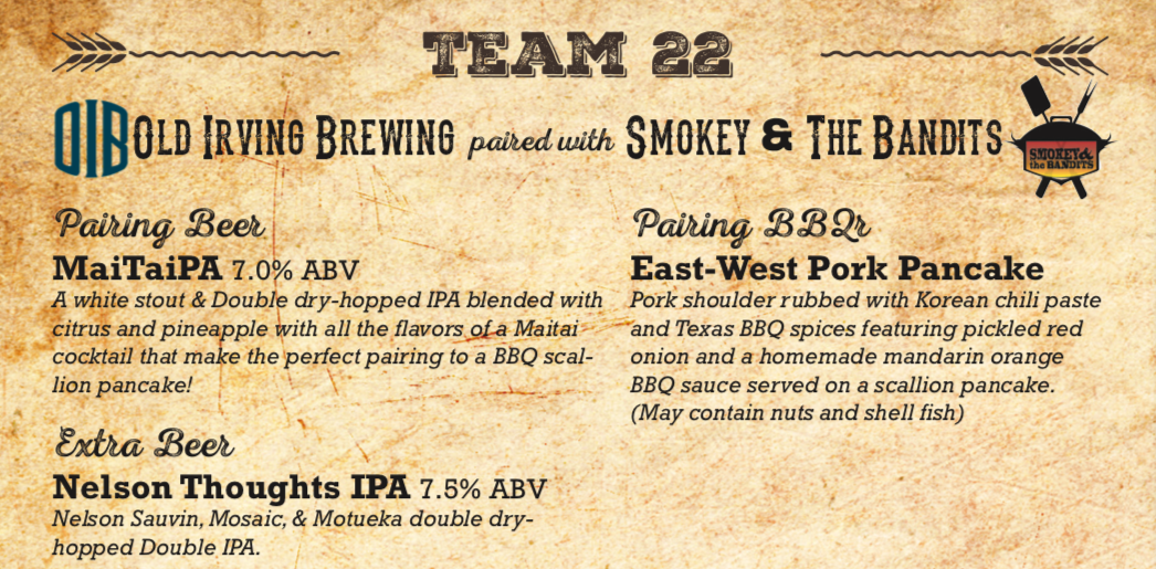 Old Irving Brewing beer and bbq challenge.png