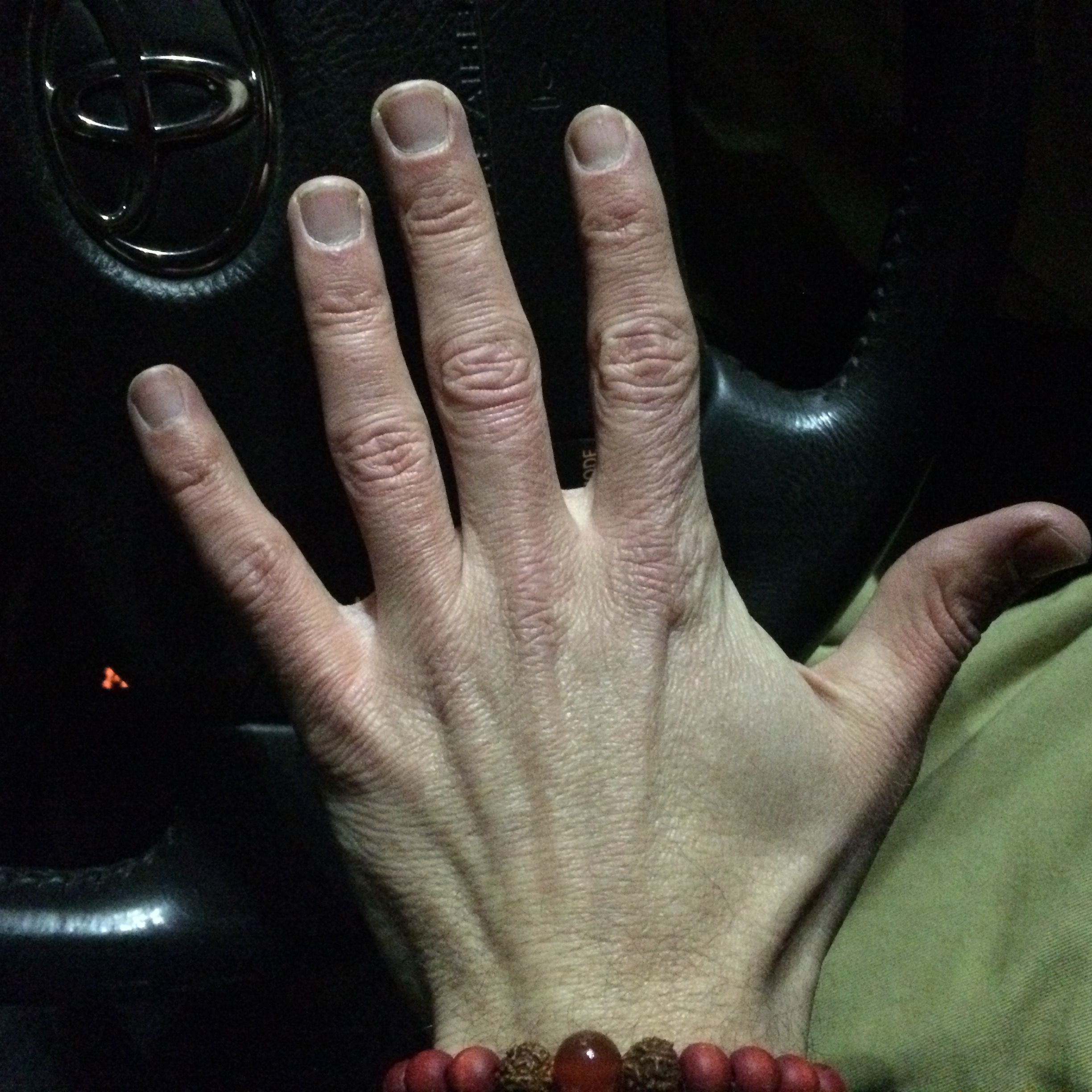 It didn't take long for the blood to run away from my fingers in those temperatures. 