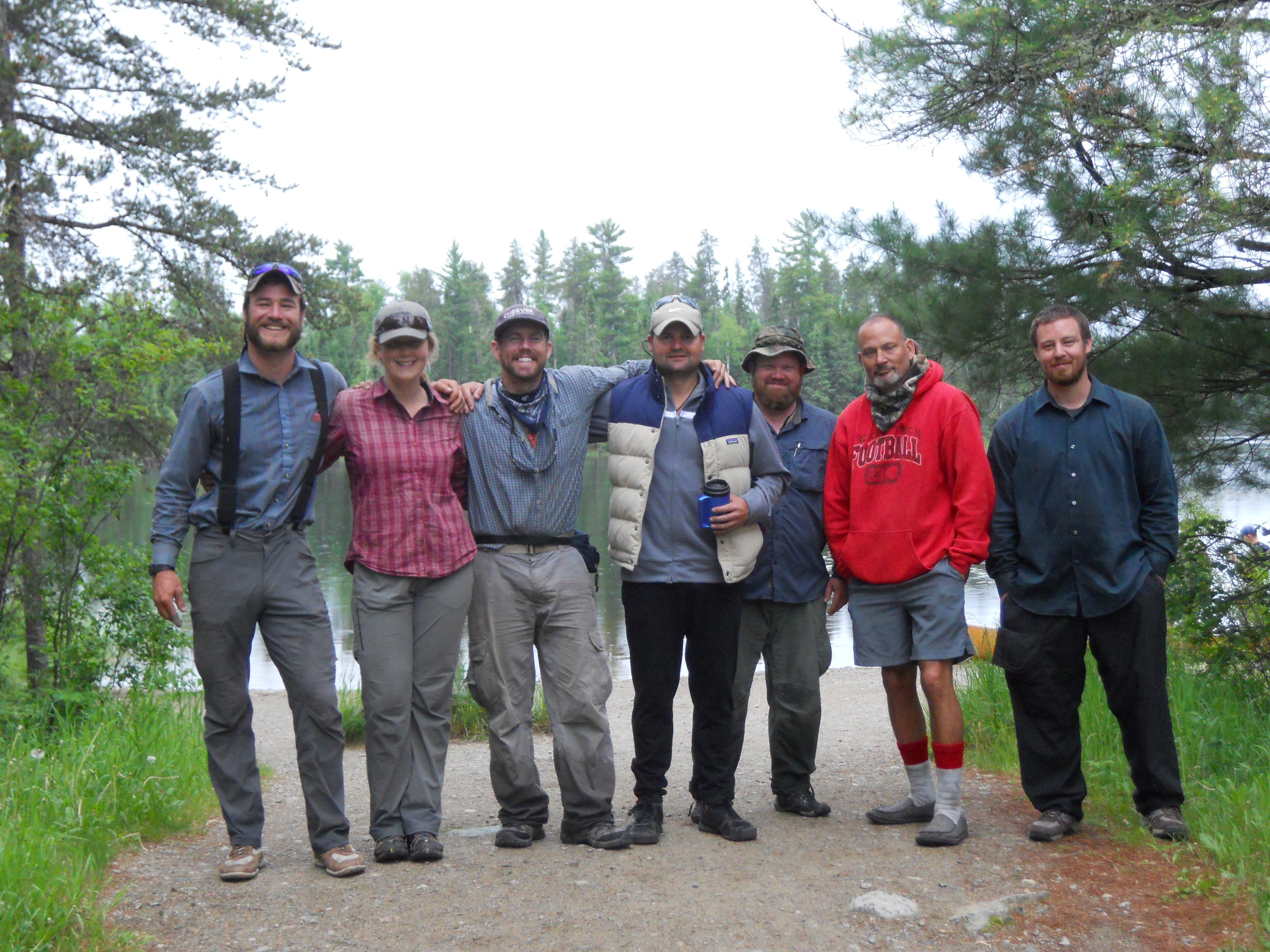  Left to right: Jesse, Lisa, Rob (me), EJ, Nick, Brian and Joe. 