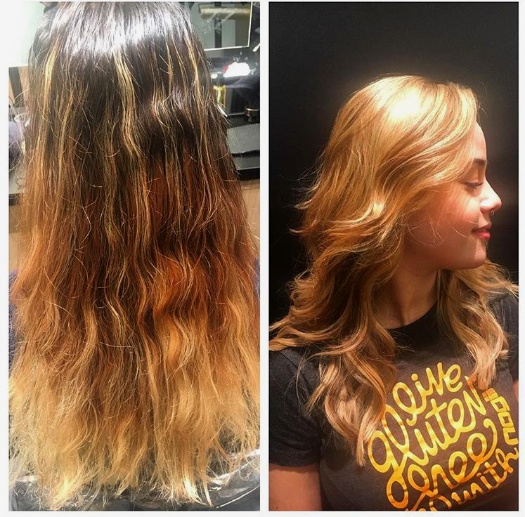 Corrective Color Balayage Highlight 