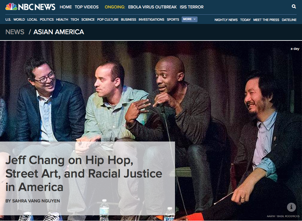 jeff chang hip hop street art racial justice asian america