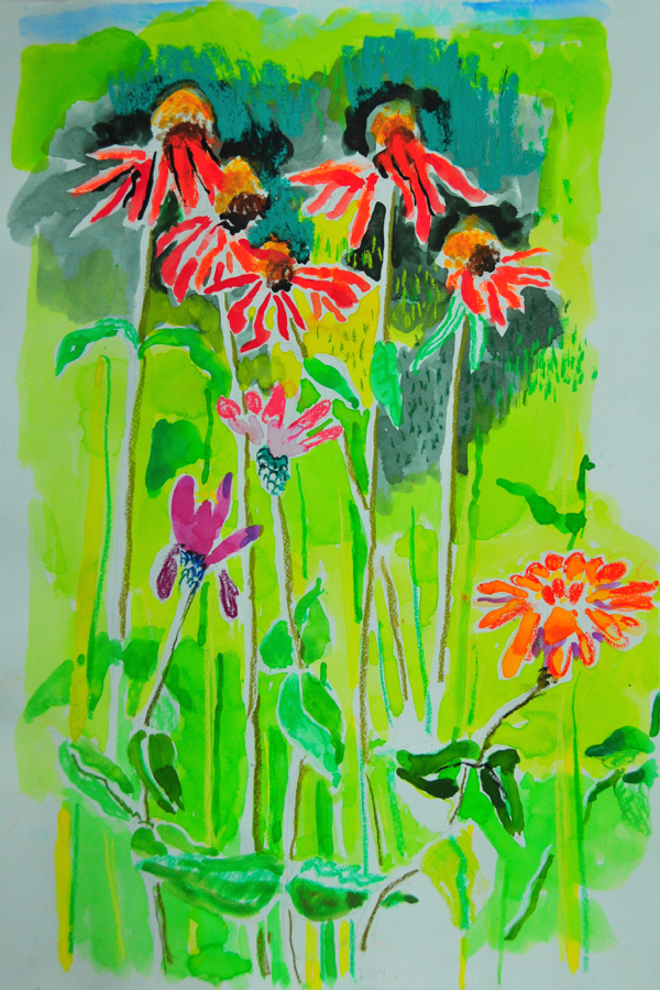 Late Afternoon Flowers II