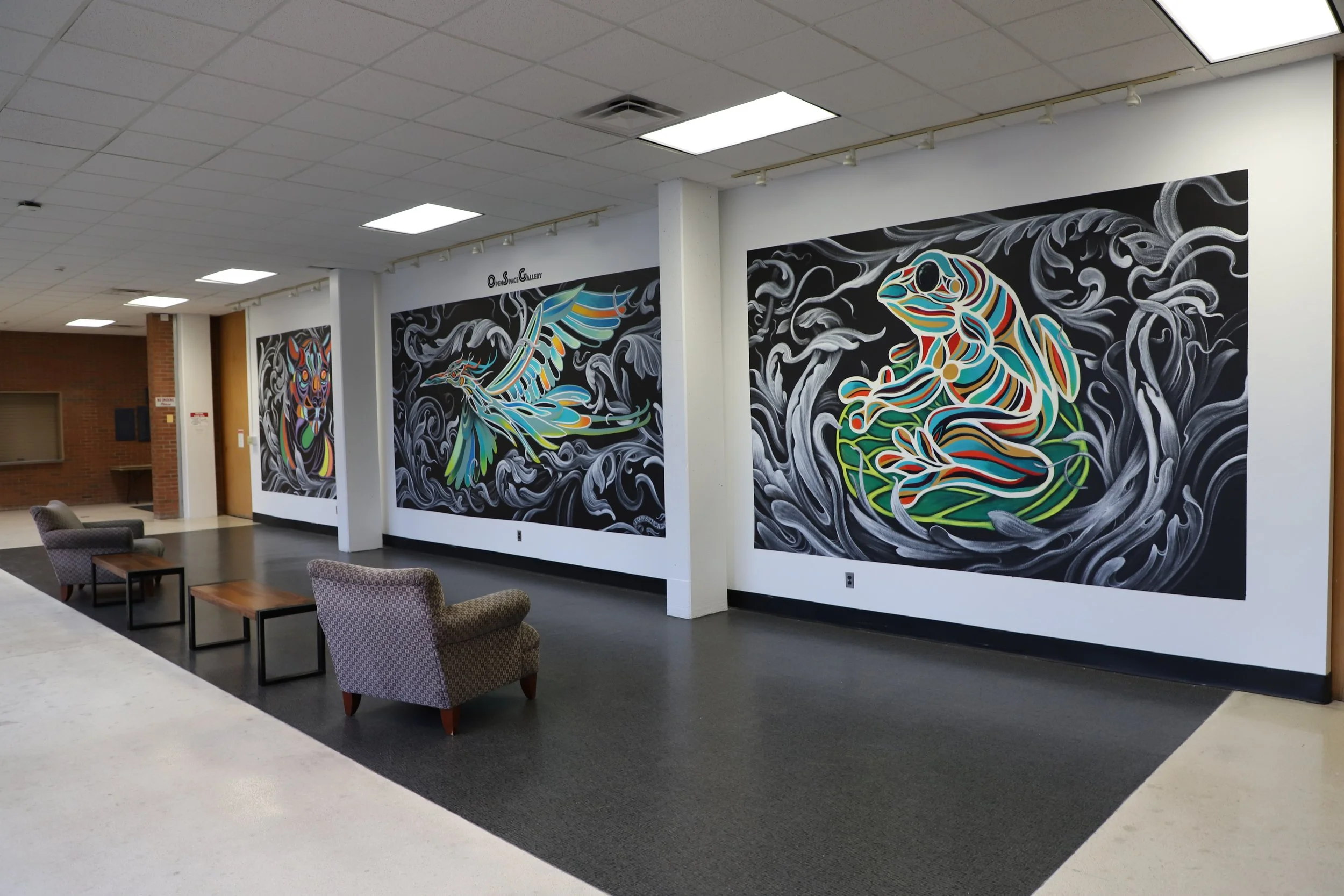 ARCHETYPAL SYMBIOSIS MURAL - STATE UNIVERSITY COLLEGE AT ONEONTA