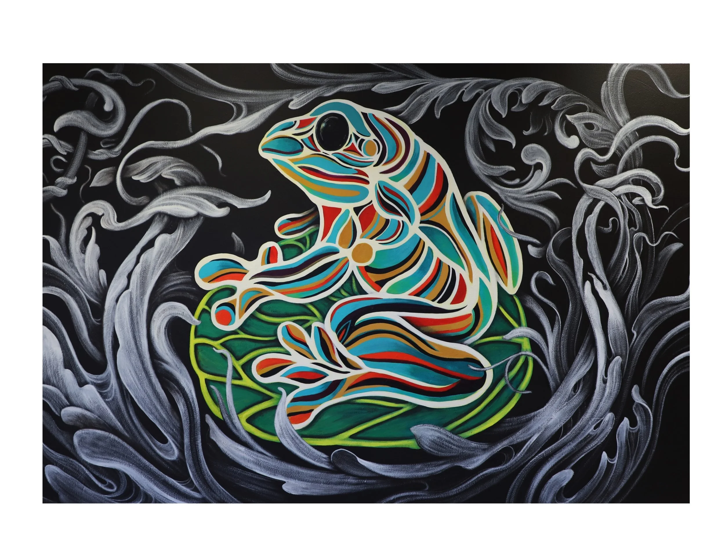 ARCHETYPAL FROG - ARCHETYPAL SYMBIOSIS MURAL - STATE UNIVERSITY COLLEGE AT ONEONTA
