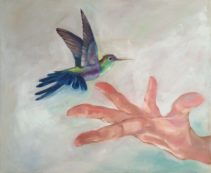 Hummingbird 1 — Oil on canvas, 20in x 24in