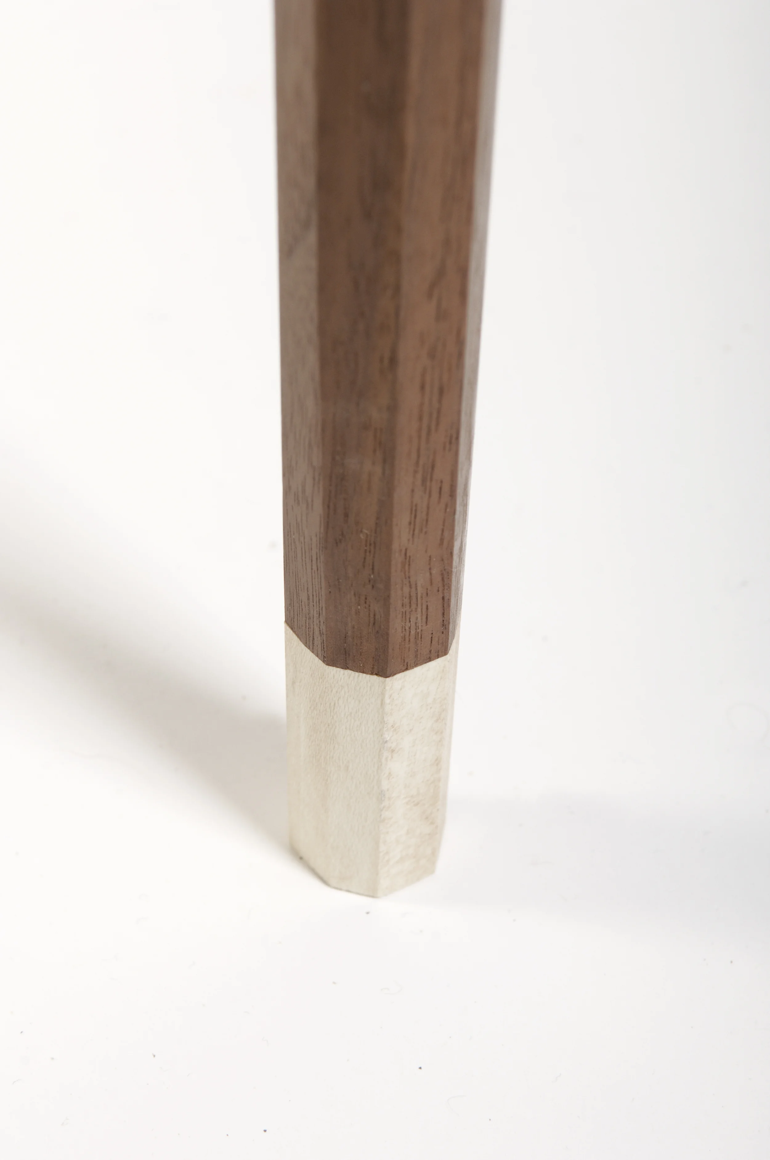 Walnut-maple hall table foot detail.jpg