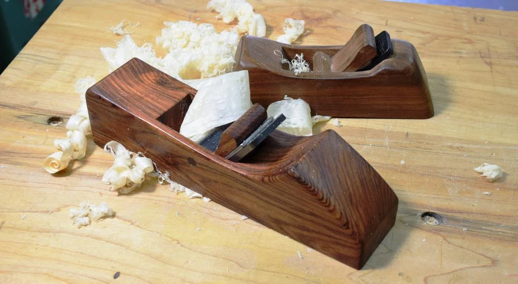 King wood 50-degree smoother and Indian rosewood 45-degree smoother