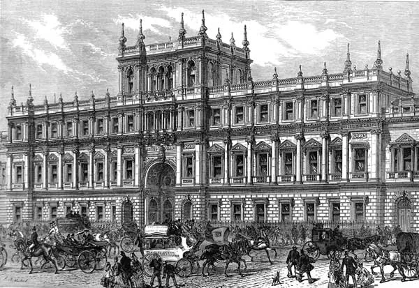 Burlington House - Home of the Royal Society from 1873 - 1967.