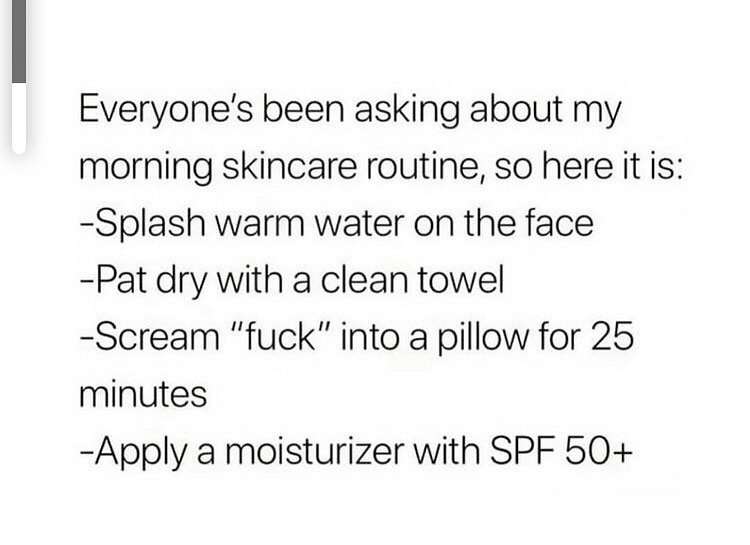 lol lol lol lol lol.
.
. 
.
#illjustleavethishere #tofunny #skincare #onlinelearning #lockdown #feels #facials #skincareroutine #makeup #makeupartist #facialtreatment #prettyme #prettymemakeup #instagood #instamood #instalove #instabeauty #instaskin 