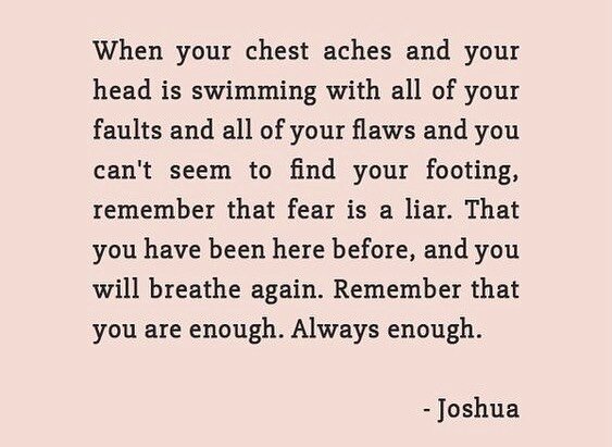 I don&rsquo;t know who Joshua is but thank you for this 😊.
.
. #bellletstalk .
.
.#imhere #checkonyourfriends #bekind #dontjudge #talk #listen #strugglinginsilence #mentalhealthawareness #mentalhealthmatters #mentalwellness #mentalhealth