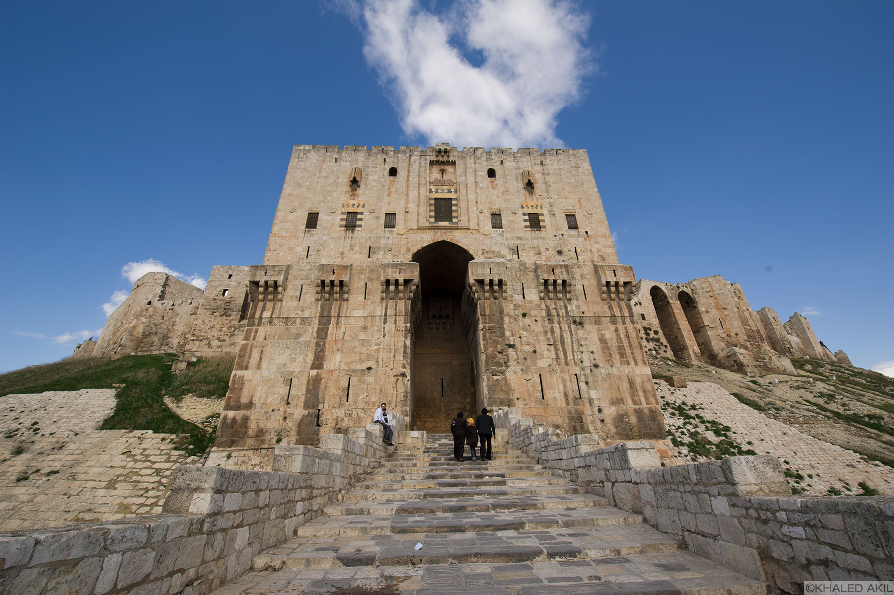  The Citadel of Aleppo is a large medieval fortified palace in the centre of the old city of Aleppo, northern Syria. It is considered to be one of the oldest and largest castles in the world. 