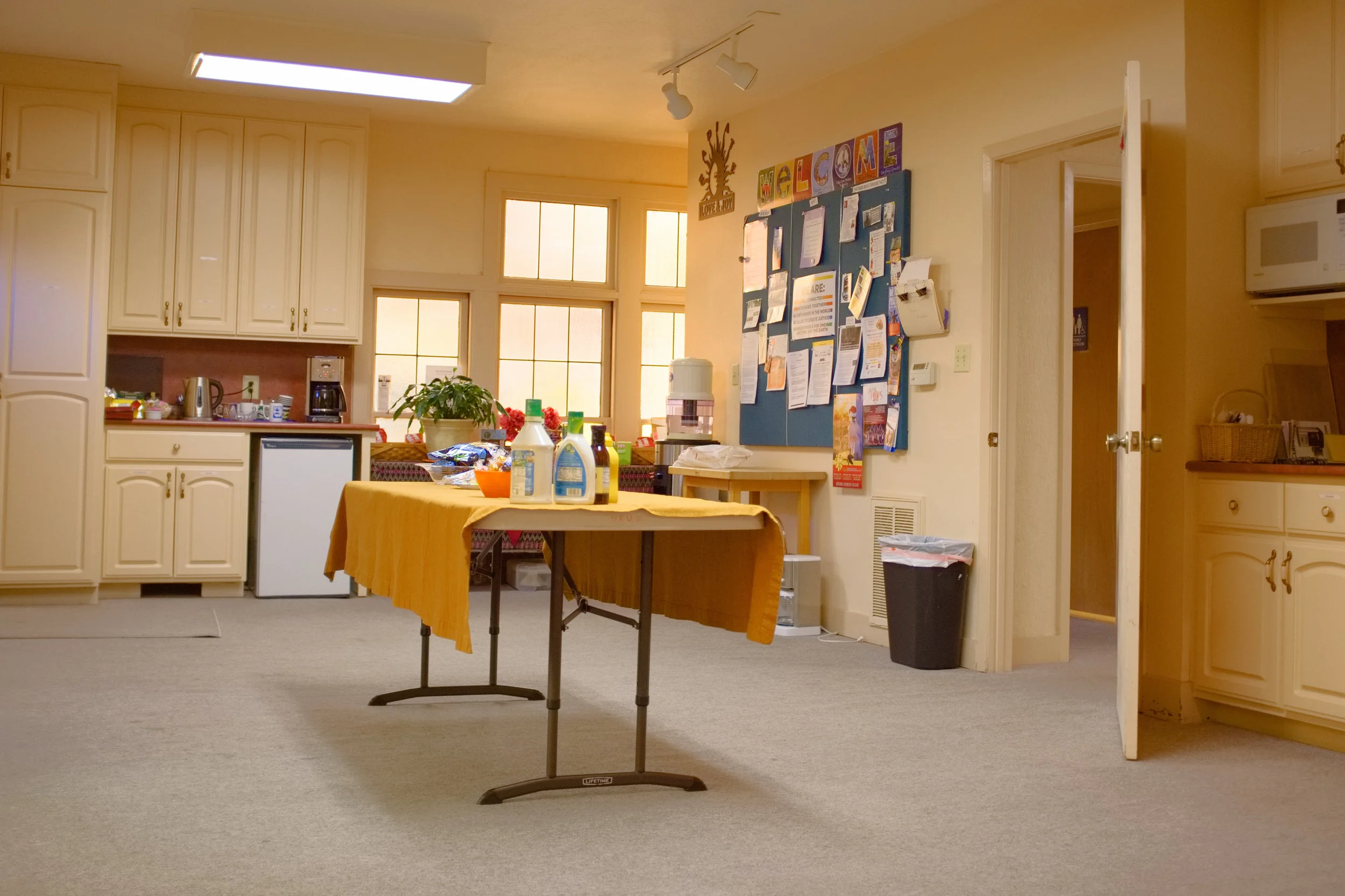The Fellowship Hall - Getting Ready for a Gathering