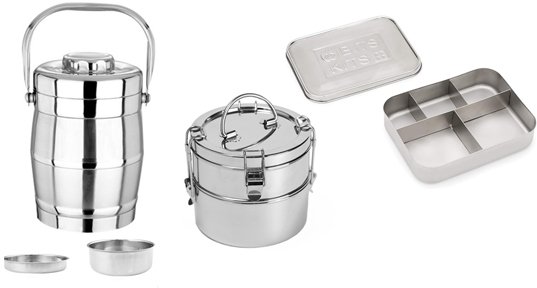  Stainless steel containers instead of plastic 