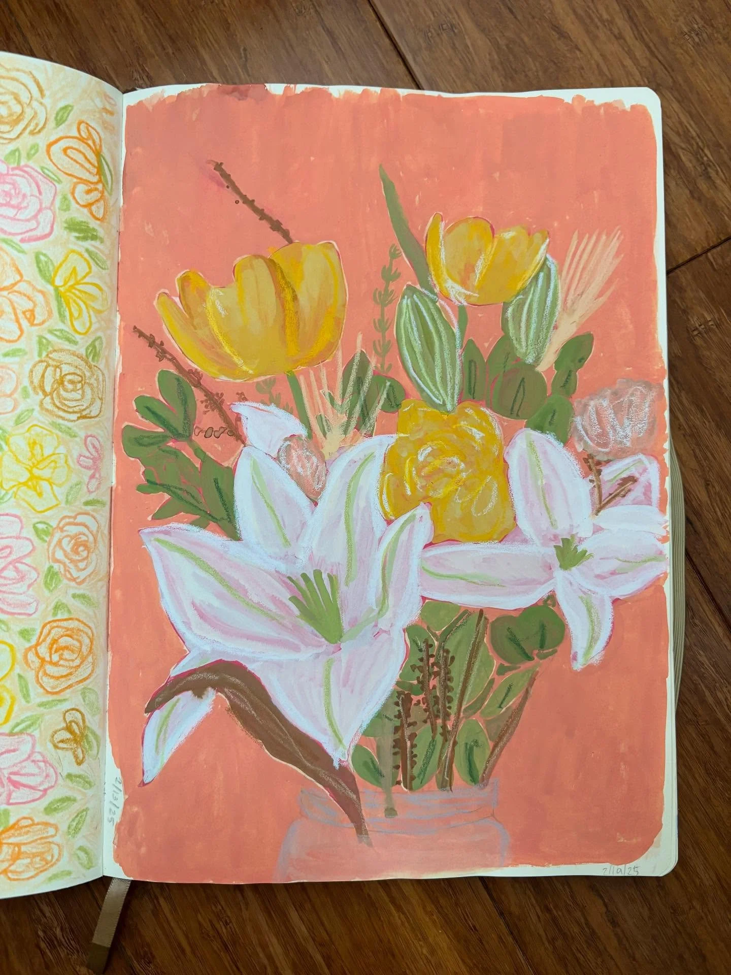 sketchbook florals from the past few months 

#sketchbook #florals