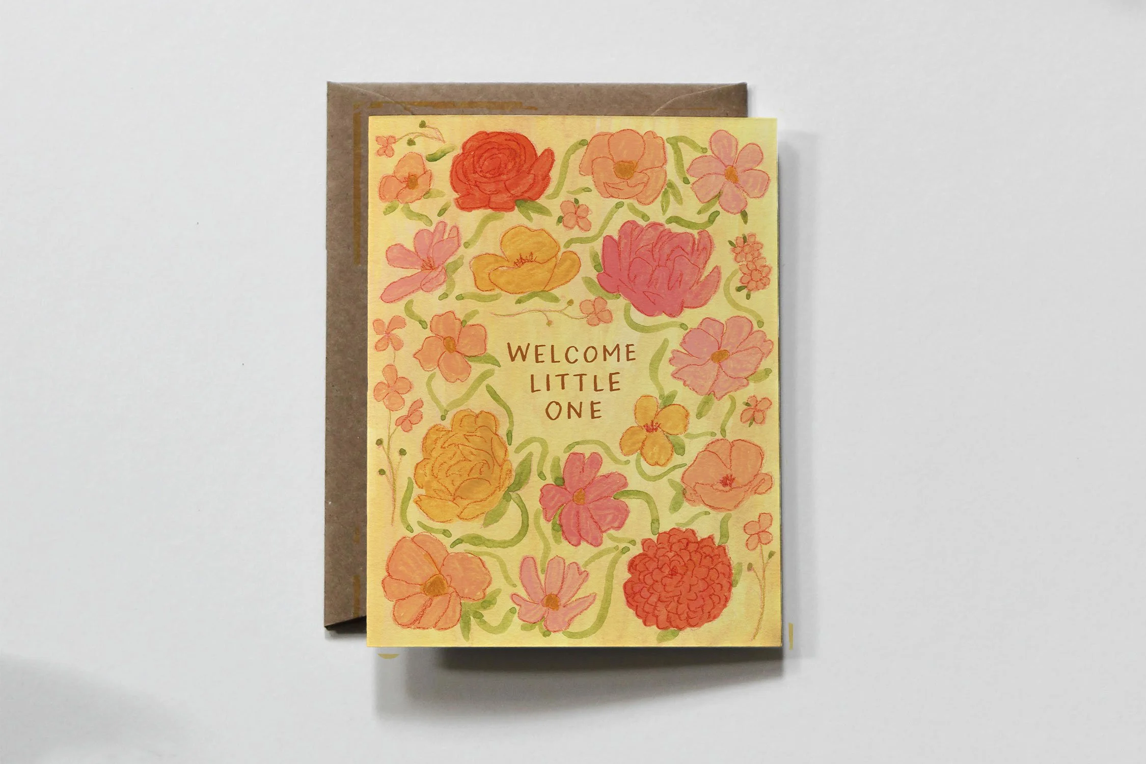 Floral Welcome Little One (GC-BB16W)