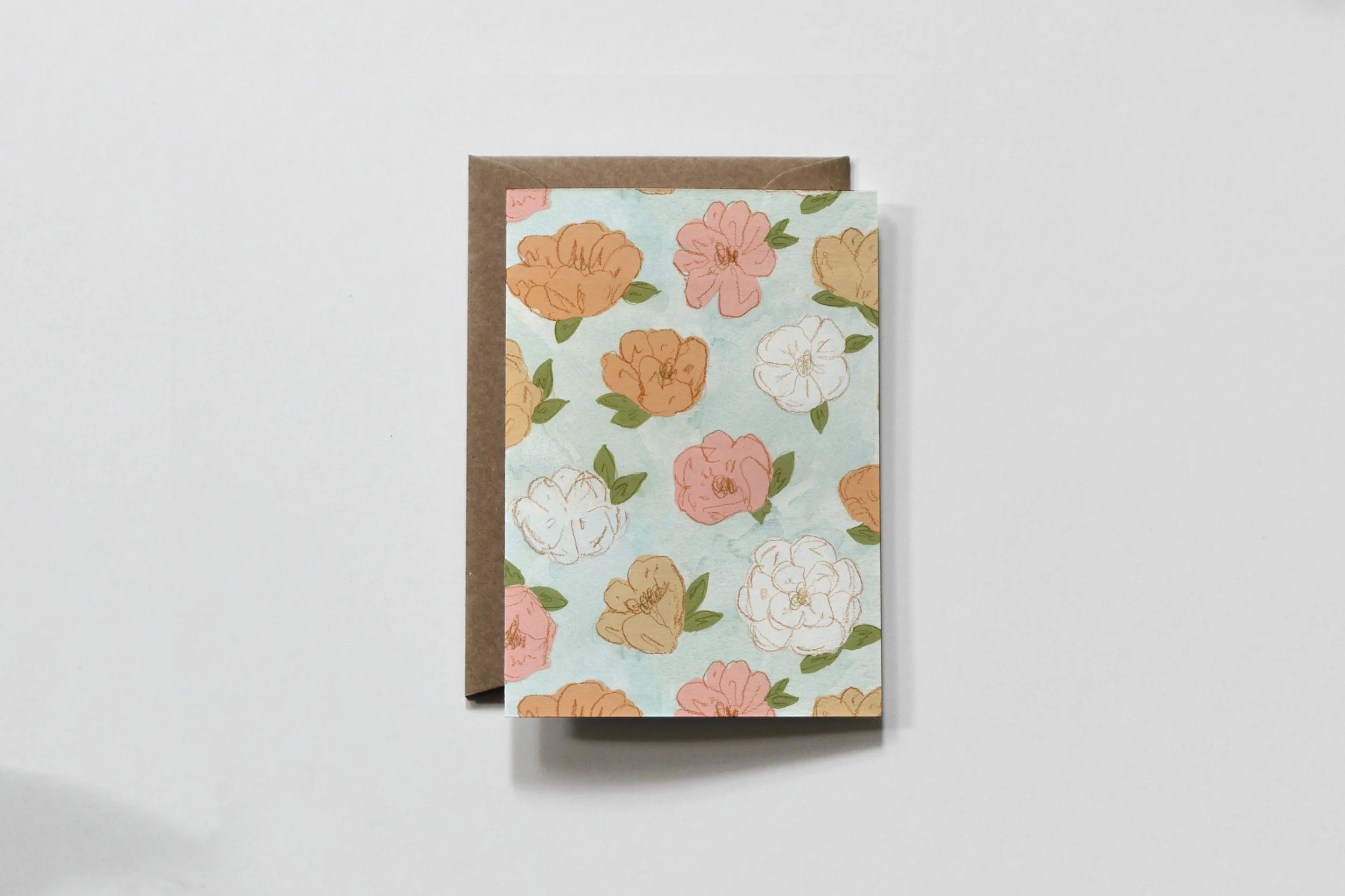 BRIGHT BOUQUET TINY CARD