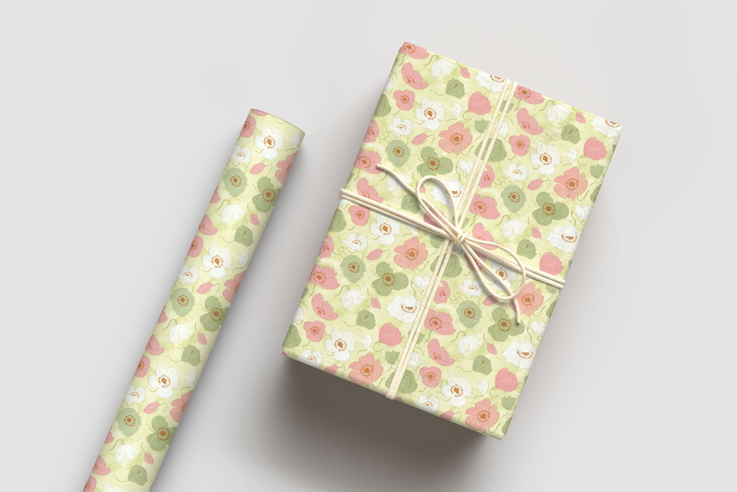 MINTY PATTERN gift wrap (GW-EV06)