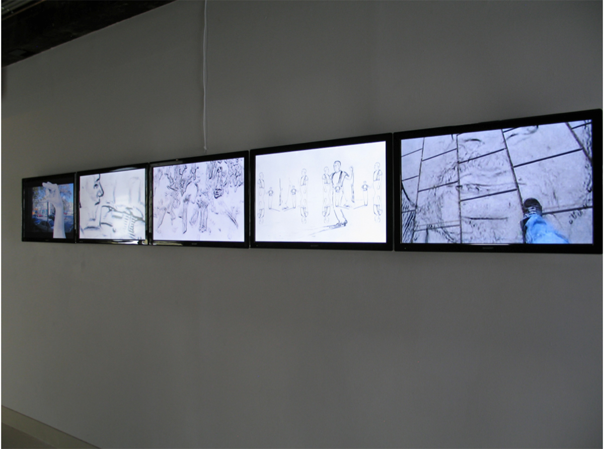 TBMTA installed at Drift (2013) exhibition, Articulate Space, Sidney, Australia