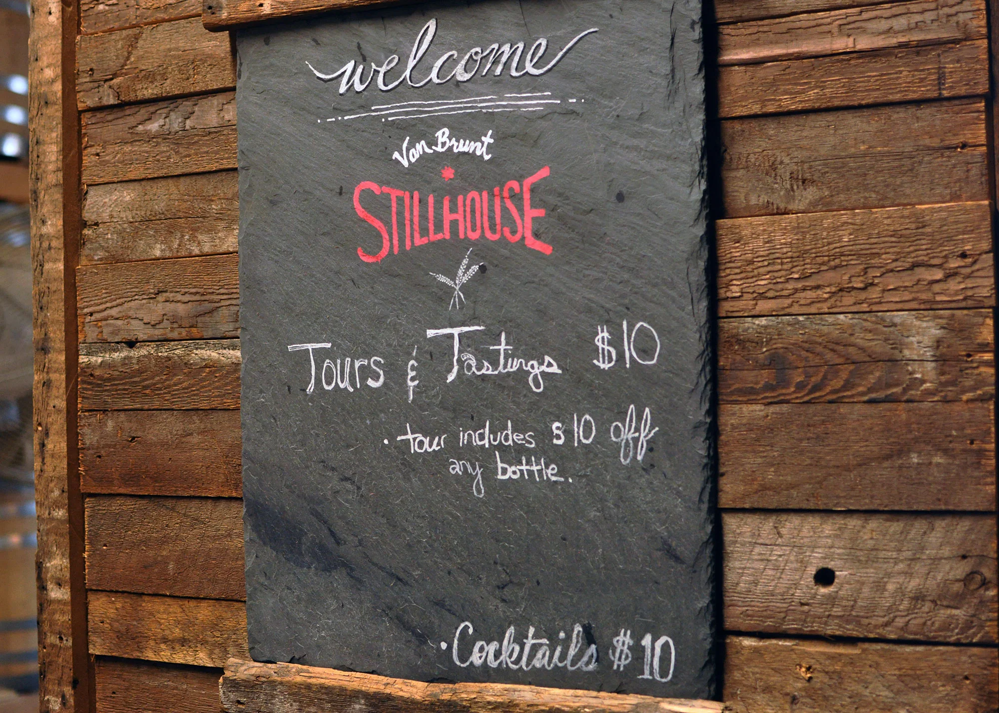 Van Brunt Stillhouse Tasting Room