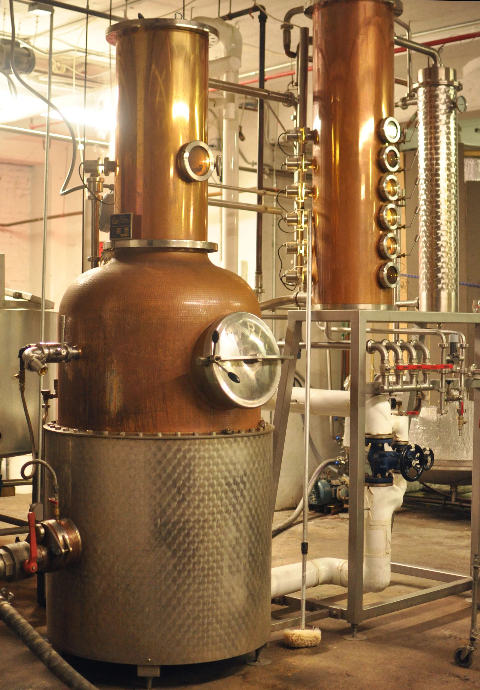 Carl brandy still at Van Brunt Stillhouse